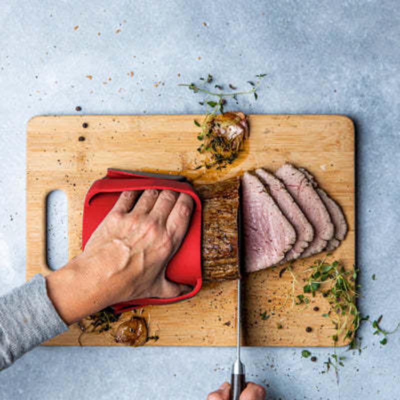 Oven Mitt Silicone - ถุงมือซิลิโคนสำหรับใช้ในบ้าน ทนความร้อน กันลื่น ใช้จับหม้อได้หลากหลาย ถุงมือครัวสำหรับทำอาหาร แคมป์ปิ้งกลางแจ้ง