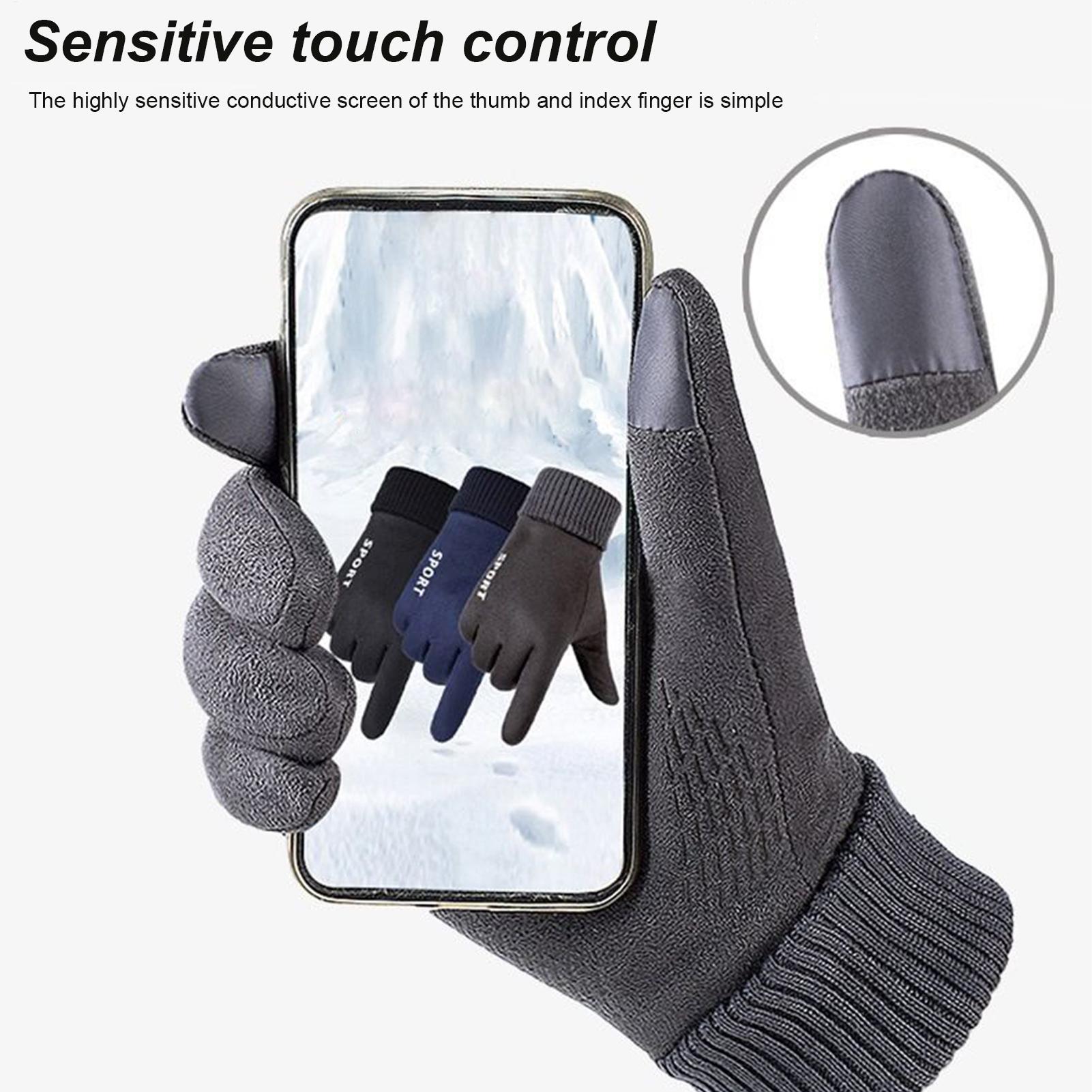 Ski Glove Waterproof - ถุงมือสกีแบบอุ่น ถุงมือทำงานแบบอุ่นด้วย USB 3 การตั้งค่าอุณหภูมิ ถุงมือหน้าจอสัมผัสสำหรับการขี่จักรยาน