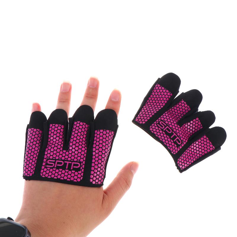 Workout Glove Gym - 1 คู่ถุงมือฟิตเนสแบบครึ่งนิ้วสำหรับออกกำลังกายผู้ชายผู้หญิงถุงมือยกน้ำหนักเพาะกายอุปกรณ์ป้องกันมือ