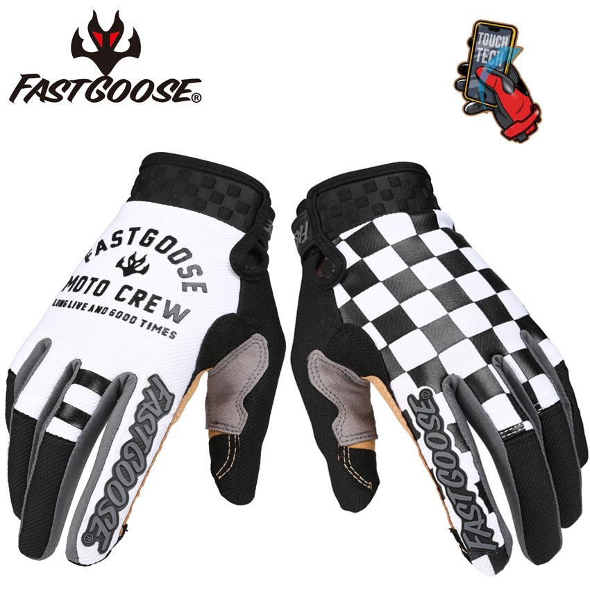 Cycling Glove Padded - Fastgoose Motocross MX Sport ถุงมือ Retro
