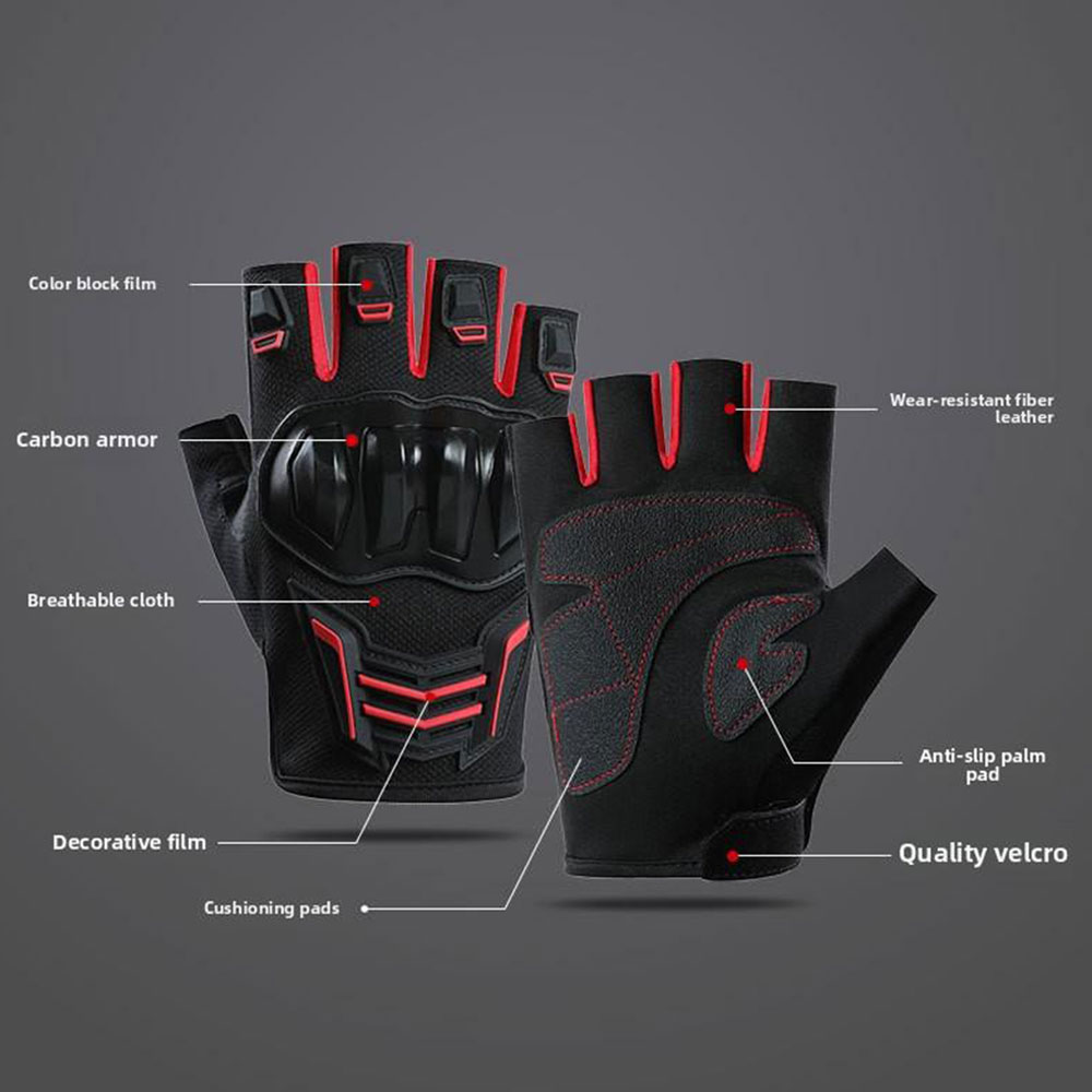 ระบายอากาศถุงมือรถจักรยานยนต์ฤ - Cycling Glove Padded บทวิจารณ์และราคา