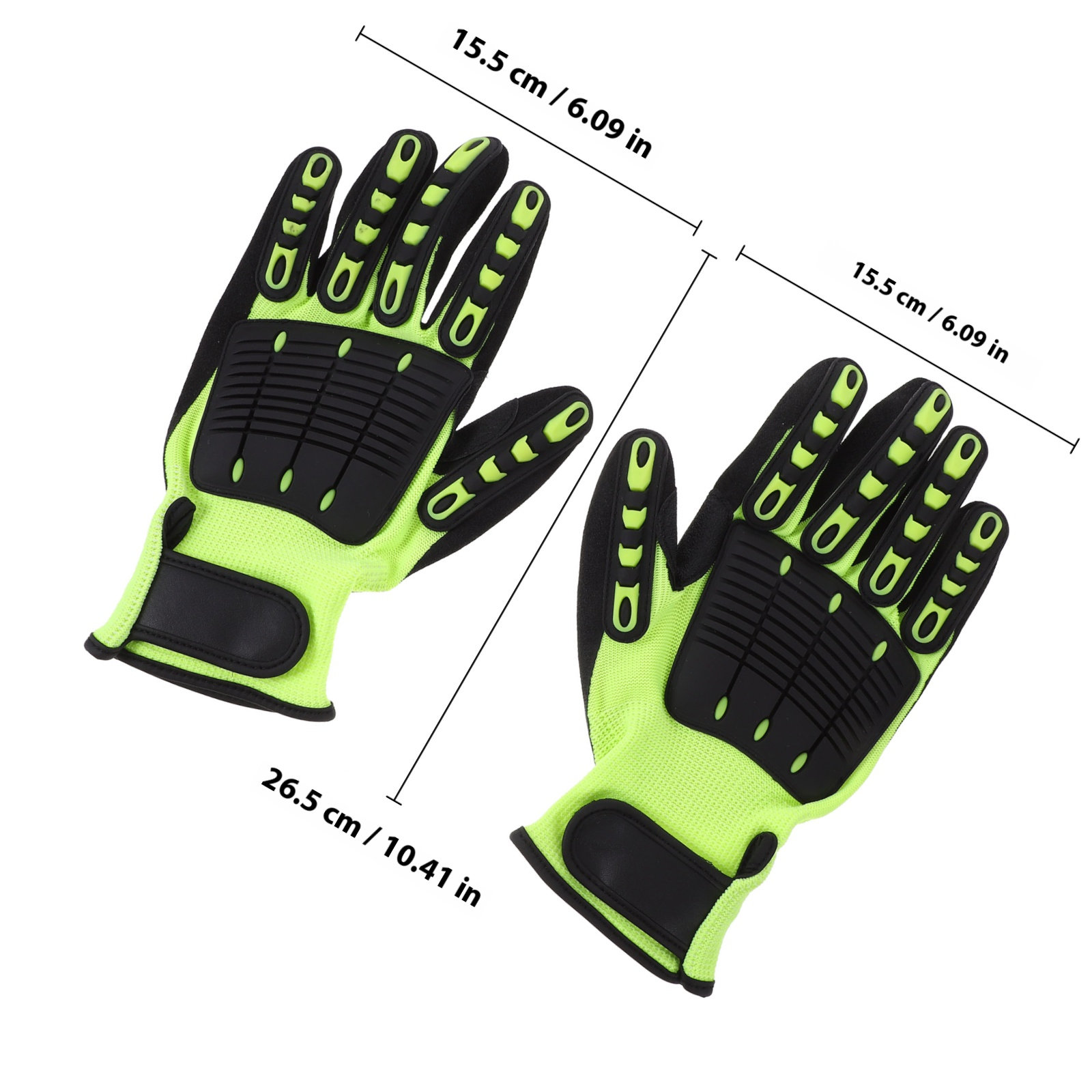 ถุงมือทำสวนแบบหนา 1 คู่ ทนทานต - Work Glove Impact บทวิจารณ์และราคา