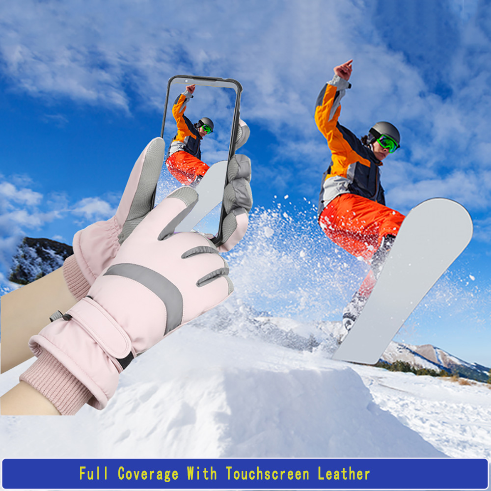 YANBIGUO ถุงมือสกี ถุงมือฤดูหน - Ski Glove Waterproof บทวิจารณ์และราคา