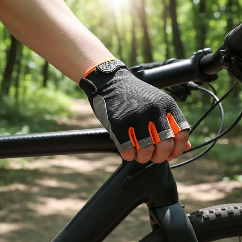 ถุงมือปั่นจักรยานแบบครึ่งนิ้ว  - Cycling Glove Padded บทวิจารณ์และราคา