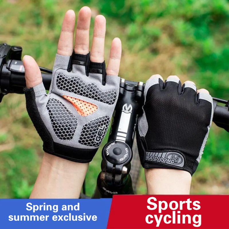 ถุงมือปั่นจักรยานแบบครึ่งนิ้ว  - Cycling Glove Padded บทวิจารณ์และราคา