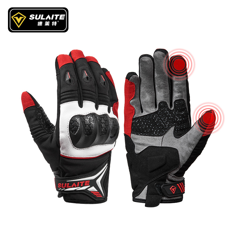 SULAITE ถุงมือมอเตอร์ไซค์ผู้ชา - Motorcycle Glove Knuckle บทวิจารณ์และราคา
