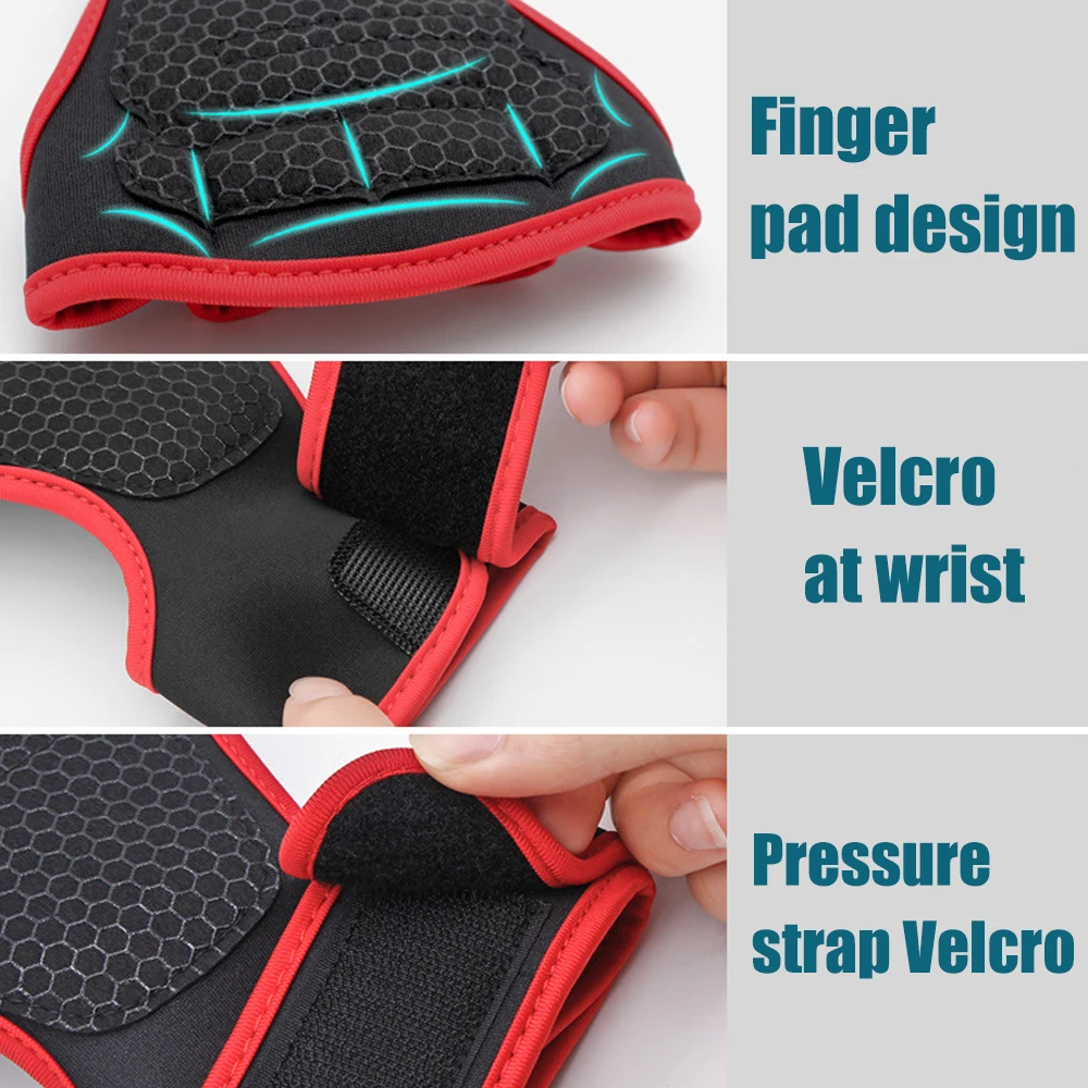 1 คู่ยกน้ําหนักฟิตเนสถุงมือข้อ - Workout Glove Gym บทวิจารณ์และราคา