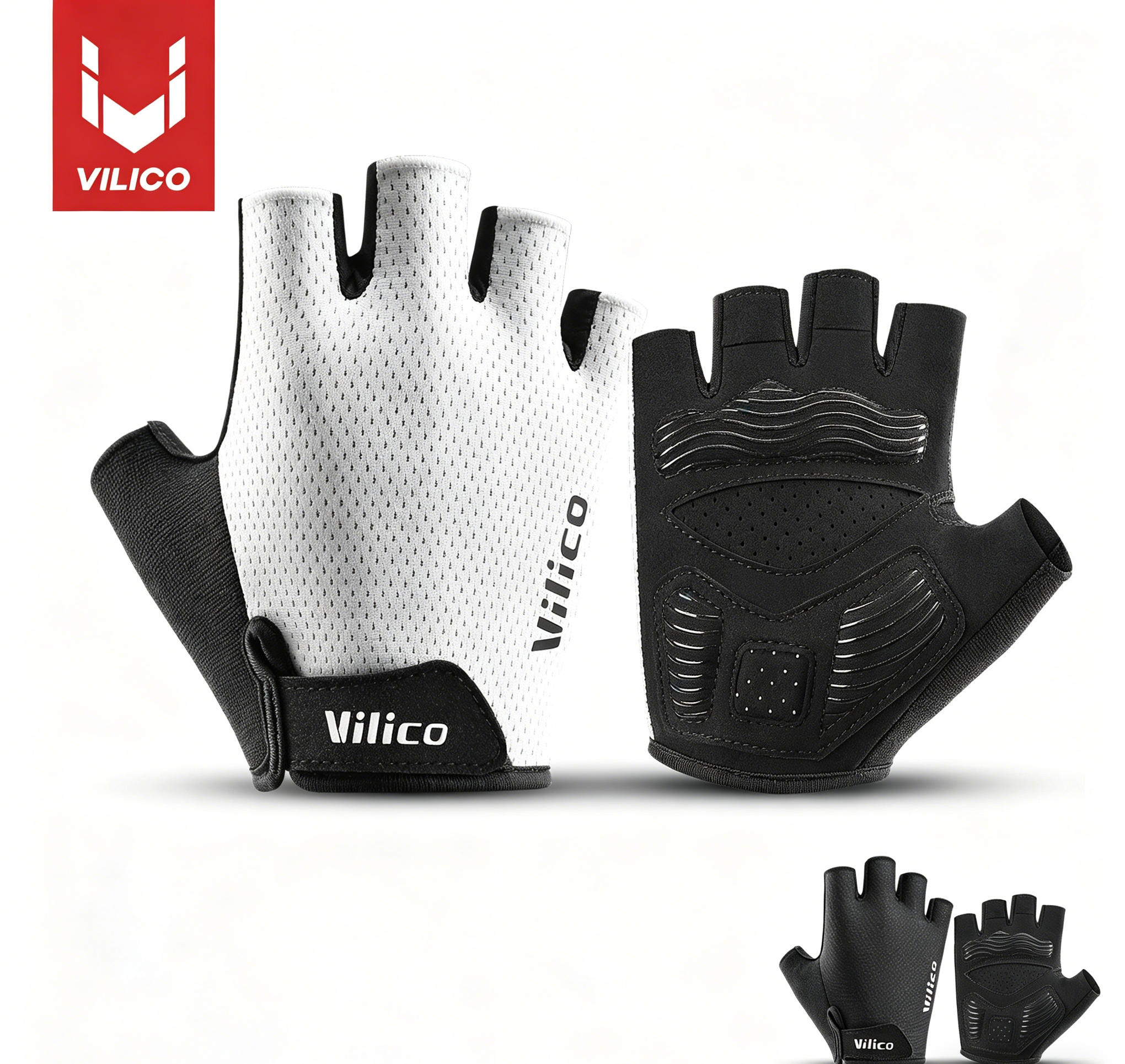 VILICO ถุงมือปั่นจักรยานแบบครึ - Workout Glove Gym บทวิจารณ์และราคา