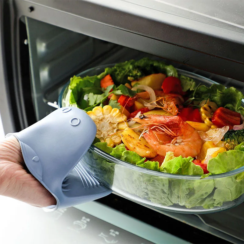 ถุงมือกันความร้อนแบบหนาและที่ค - Oven Mitt Silicone บทวิจารณ์และราคา