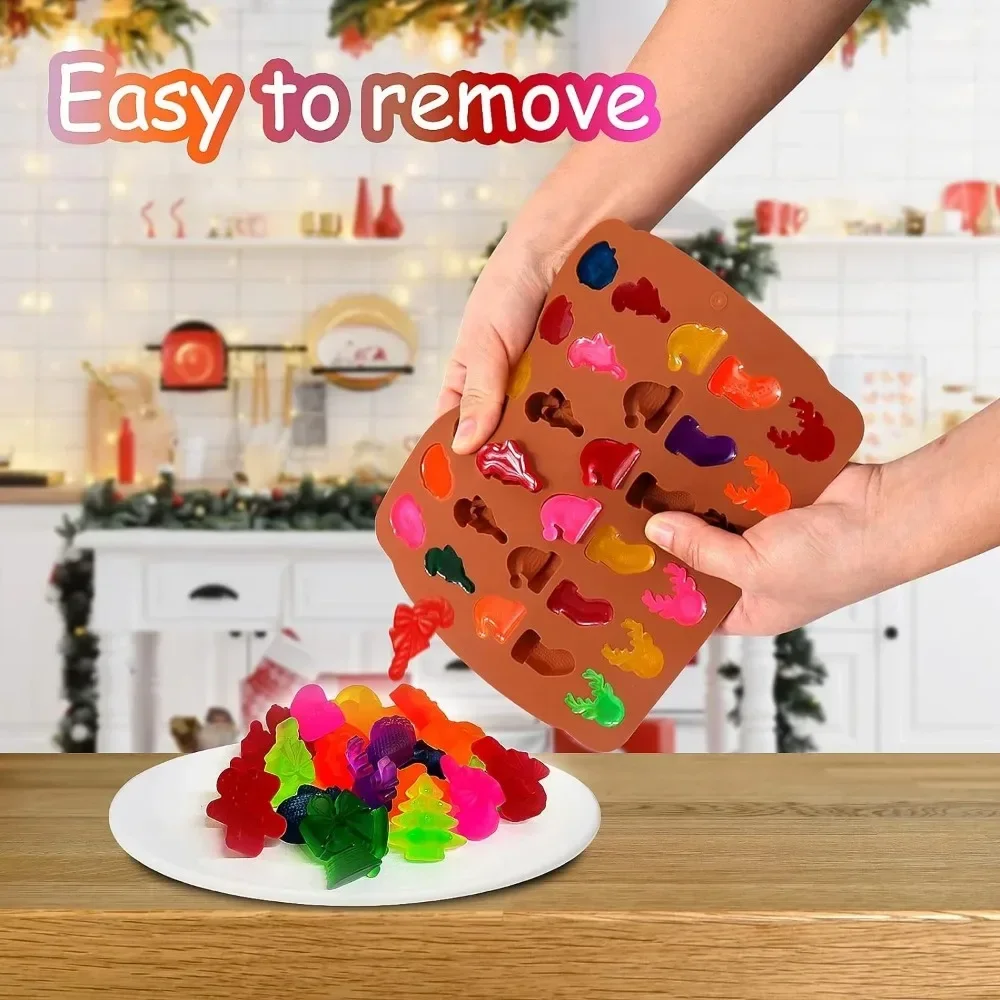 คริสต์มาสซิลิโคนช็อกโกแลตแม่พิ - Oven Mitt Silicone บทวิจารณ์และราคา