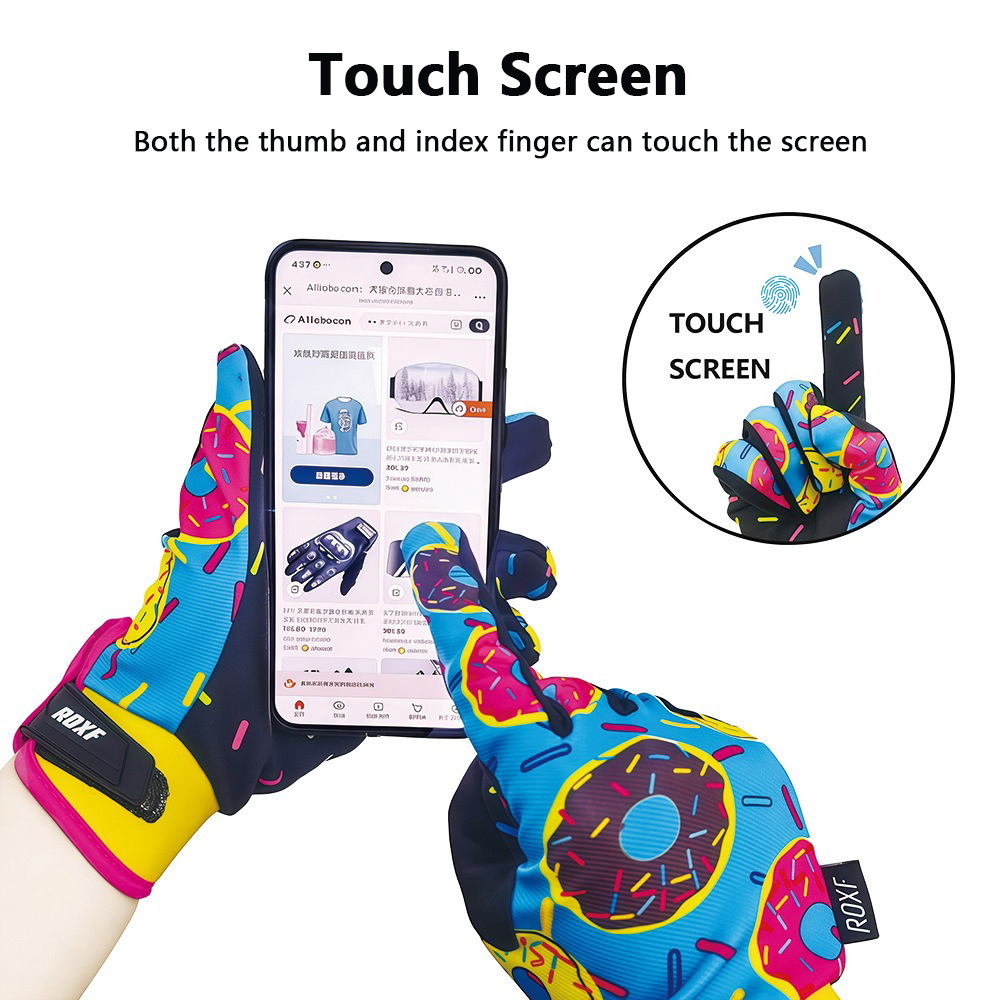 ถุงมือปั่นจักรยานแบบสัมผัสหน้า - Workout Glove Gym บทวิจารณ์และราคา